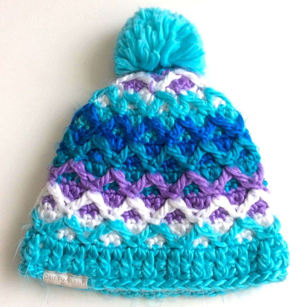 Obermeyer Girls Pompom Beanie Hat OS